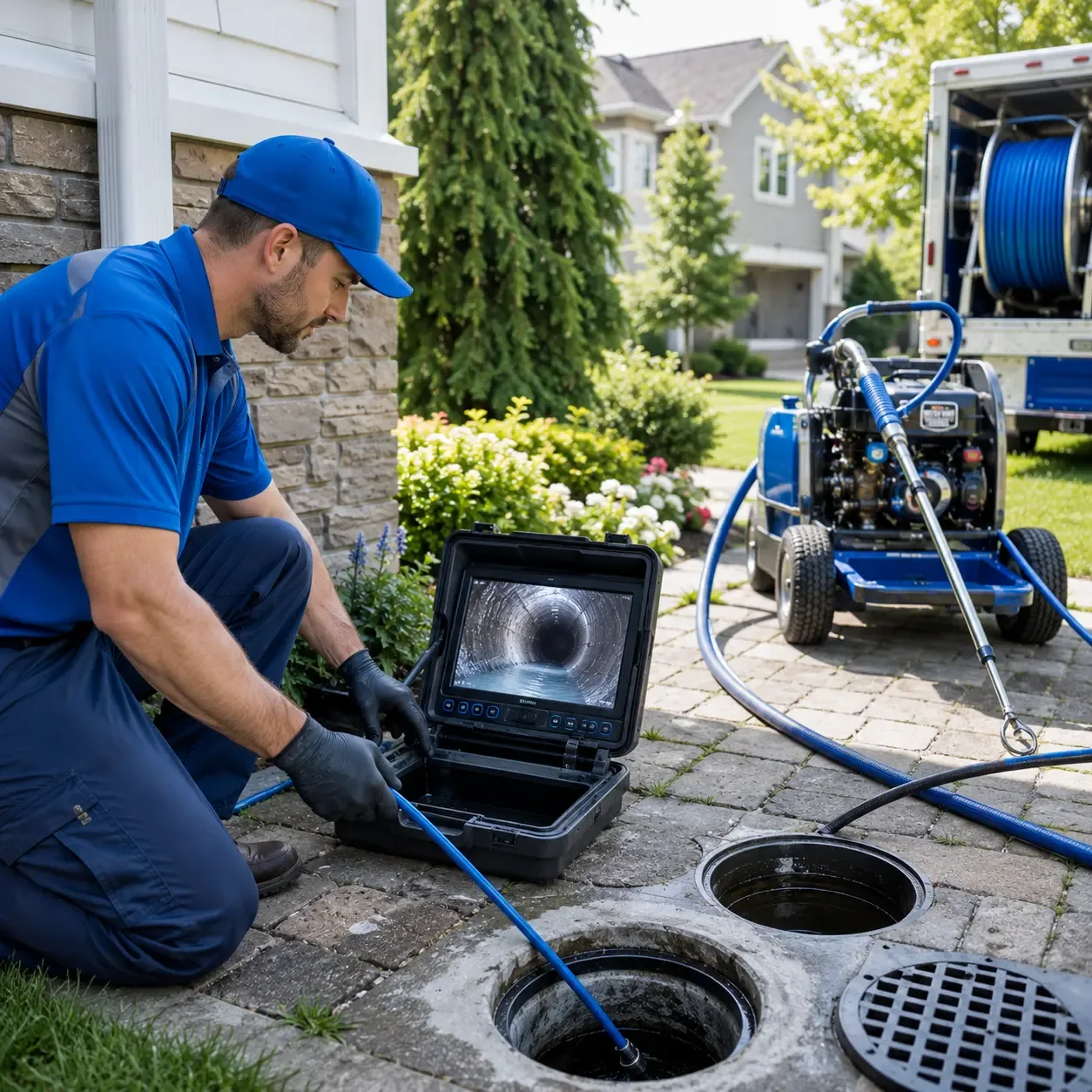 Outdoor drain cleaning professionals serving Mumford, TX